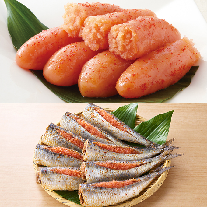 【送料無料】期間限定12/23(土)まで辛子明太子といわし明太漬けのセット
